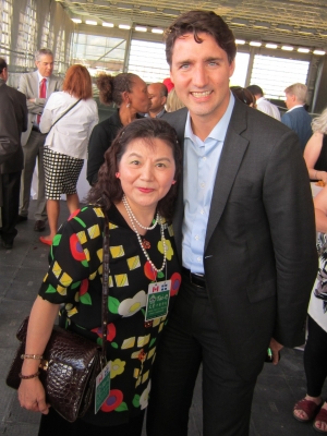 2015  Hon. Justin Trudeau 23rd Prime Minister of Canada (right) 